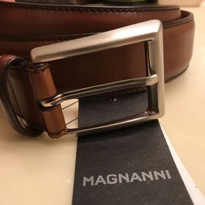 Magnanni Leather Belt 36